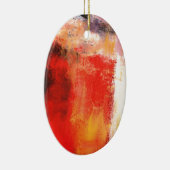 Creative Red Abstract Keramisch Ornament (Rechts)