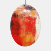 Creative Red Abstract Keramisch Ornament (Voorkant)