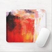 Creative Red Abstract Muismat (Met muis)