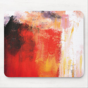 Creative Red Abstract Muismat