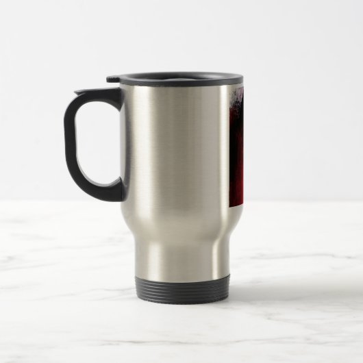 Creative Red Abstract Reisbeker (Links)