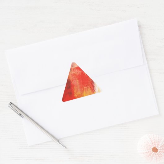 Creative Red Abstract Sticker (Envelop)