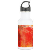 Creative Red Abstract Waterfles (Voorkant)