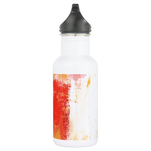 Creative Red Abstract Waterfles (Rechts)