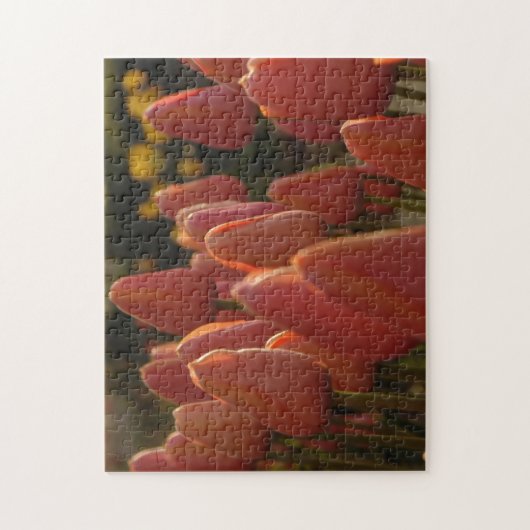 Creative Red Tulip Flowers Legpuzzel (Verticaal)