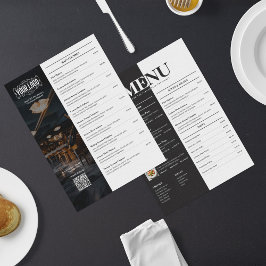 Creative Restaurant Menu voor- en achterzijde