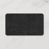 Creative Retro Black Grey Dynamic Personal Trainer Visitekaartje (Achterkant)