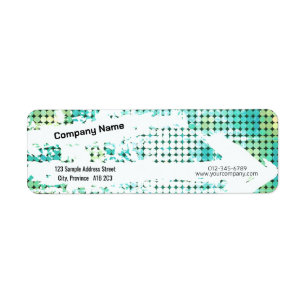 Creative Return-adreslabel - Retro Vibes (B) Etiket