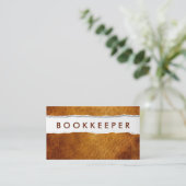 Creative Ripped Paper Bookkeeper Visitekaartje (Staand voorkant)