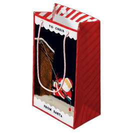 Creative Rock Climbing Christmas Small Gift Bag Klein Cadeauzakje