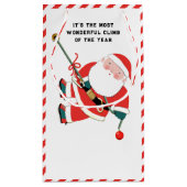 Creative Rock klimt met kerstcadeau Klein Cadeauzakje (Achterkant)