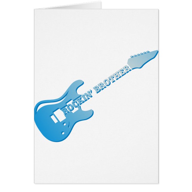 Creative Rockin-broer met gitaar (Voorkant)
