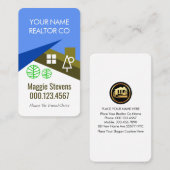 Creative Roof Blue Sky Tree Landscape Visitekaartje (Voorkant / Achterkant)