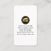 Creative Roof Landscape Realtor Building Visitekaartje (Achterkant)