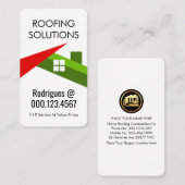 Creative Rooftop Building Roofer Visitekaartje (Voorkant / Achterkant)