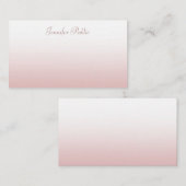 Creative Roos Gold Calligrafie Script Sjabloon (Voorkant / Achterkant)