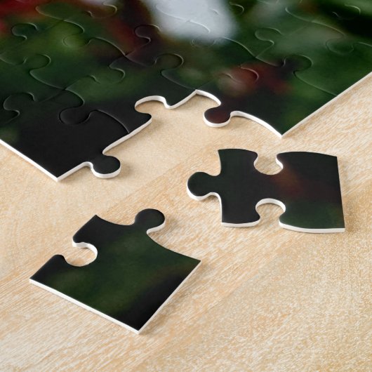 Creative roze fuchsia flower foto puzzel legpuzzel (Zijkant)