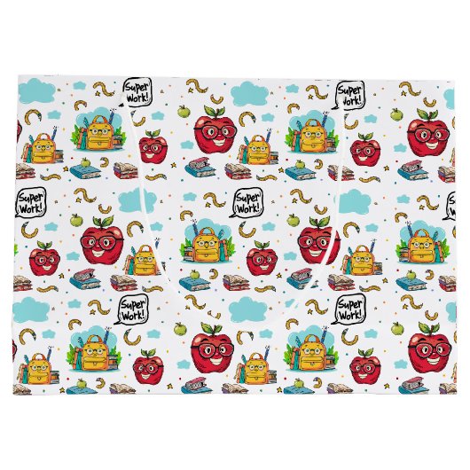 Creative School Gift Bag Groot Cadeauzakje (Achterkant)