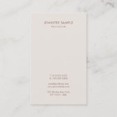 Creative Script Modern Professional Clean Sjabloon Visitekaartje (Achterkant)