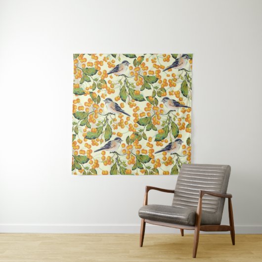 Creative seamless pattern background decorated wit wandkleed (In situ)