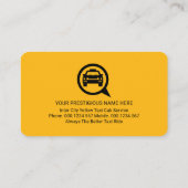 Creative Search Your Taxi Service Visitekaartje (Achterkant)