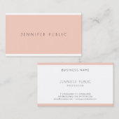 Creative Simple Design Professional Modern Luxe Visitekaartje (Voorkant / Achterkant)