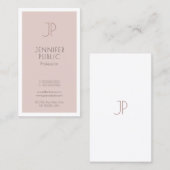 Creative Simple Design Trendy Artistic Plain Luxe Visitekaartje (Voorkant / Achterkant)