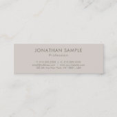 Creative Simple Graphic Modern Plain Luxury Trendy Mini Visitekaartje (Voorkant)