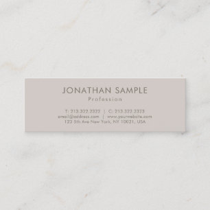 Creative Simple Graphic Modern Plain Luxury Trendy Mini Visitekaartje
