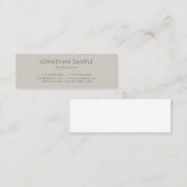 Creative Simple Graphic Modern Plain Luxury Trendy Mini Visitekaartje (Voorkant / Achterkant)