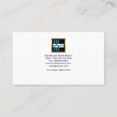 Creative Simple Innovative Structural Engineer Visitekaartje (Achterkant)