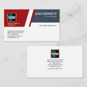 Creative Simple Innovative Structural Engineer Visitekaartje (Voorkant / Achterkant)