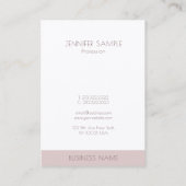 Creative Simple Modern Minimalist Luxury Sjabloon Visitekaartje (Achterkant)