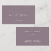 Creative Simple Plain Luxury Professional Visitekaartje (Voorkant / Achterkant)