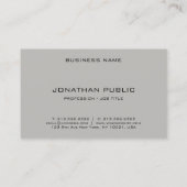 Creative Simple Professional Design Modern Trendy Visitekaartje (Achterkant)