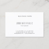 Creative Simple Professional-Sjabloon Visitekaartje (Voorkant)