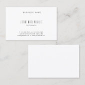 Creative Simple Professional-Sjabloon Visitekaartje (Voorkant / Achterkant)