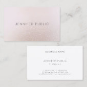 Creative Simple Professional Trendy Plain Visitekaartje (Voorkant / Achterkant)