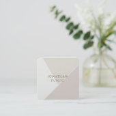 Creative Simple Sjabloon-minimalistisch modern des Vierkante Visitekaartje (Staand voorkant)