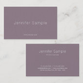 Creative Slank Design Moderne Luxury Professional Visitekaartje (Voorkant / Achterkant)