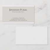 Creative Slank Design Professional Luxe Moderne Visitekaartje (Voorkant / Achterkant)