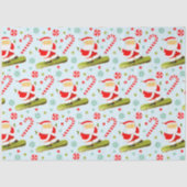 Creative Snowboarding Christmas Gift Tissuepapier (Voorkant)