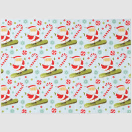Creative Snowboarding Christmas Gift Tissuepapier