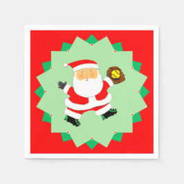 Creative Softball Christmas Holiday Party Servet