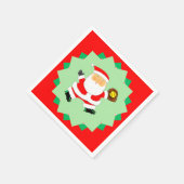 Creative Softball Christmas Holiday Party Servet (Hoek)