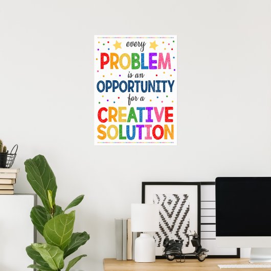 Creative Solutions Rainbow Classroom Poster (Thuiskantoor)