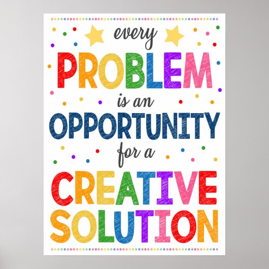 Creative Solutions Rainbow Classroom Poster (Voorkant)