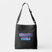 Creative Souls - Kleur Mix Schoudertas Crossbody Tas (Achterkant)
