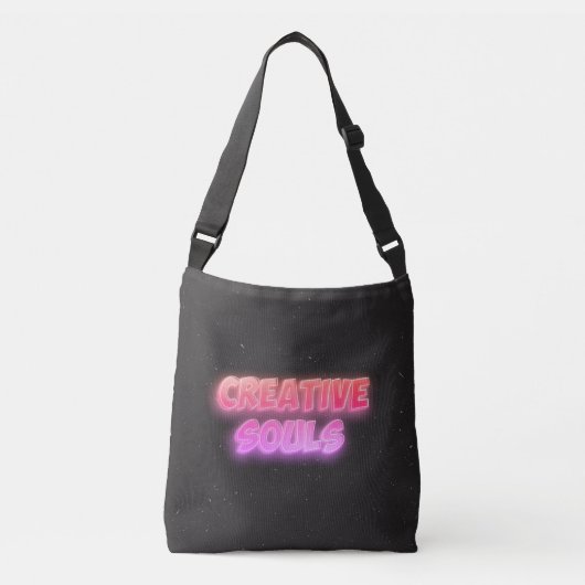 Creative Souls - Kleur Mix Schoudertas Crossbody Tas (Voorkant)