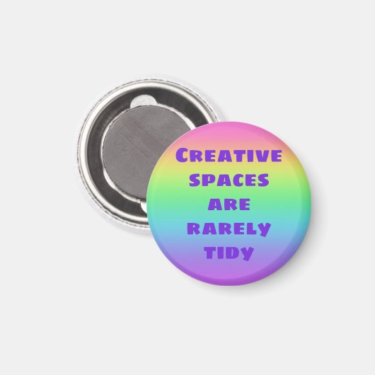 Creative Spaces is zelden Tidy Magnet (Voorkant / Achterkant)